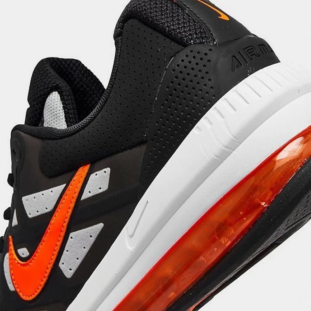 Nike Air Max Genome Gray & Black Bright Mango CW1648-004 Airmax Running Sneakers